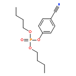 Phosphoric acid, dibutyl 4-cyanophenyl ester