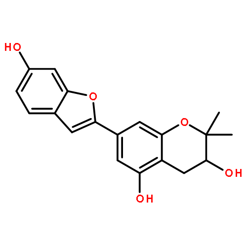 3,4-dihydro-7-(6-hydroxy-2-benzofuranyl)-2,2-dimethyl-2H-1-benzopyran-3,5-diol