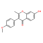 7-Hydroxy-3-(4-methoxyphenyl)-2-methyl-4H-chromen-4-one