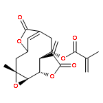 2-Propenoic acid,2-methyl-,(1aR,3R,8S,8aR,11aS,11bR)-1a,2,3,7,8,8a,9,10,11a,11b-decahydro-1a-methyl-9-methylene-5,10-dioxo-5H-3,6-methenofuro[2,3-f]oxireno[d]oxacycloundecin-8-ylester