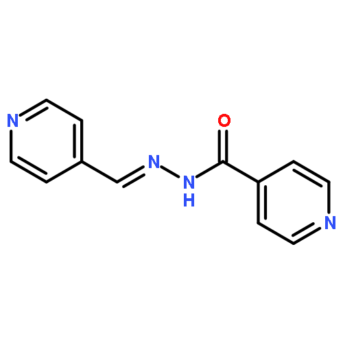 4-Pyridinecarboxylicacid, 2-(4-pyridinylmethylene)hydrazide