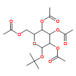 b-D-Glucopyranoside,1,1-dimethylethyl, tetraacetate (9CI)