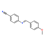 Benzonitrile,4-[[(4-methoxyphenyl)methylene]amino]-