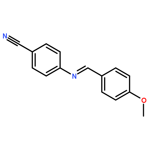 Benzonitrile,4-[[(4-methoxyphenyl)methylene]amino]-