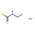 Carbamodithioic acid,N-ethyl-, sodium salt (1:1)