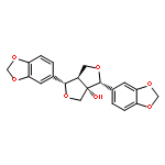 1H,3H-Furo[3,4-c]furan-3a(4H)-ol,1,4-bis(1,3-benzodioxol-5-yl)dihydro-, (1S,3aS,4R,6aR)-