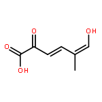 2,4-Hexadienoic acid,2-hydroxy-5-methyl-6-oxo-