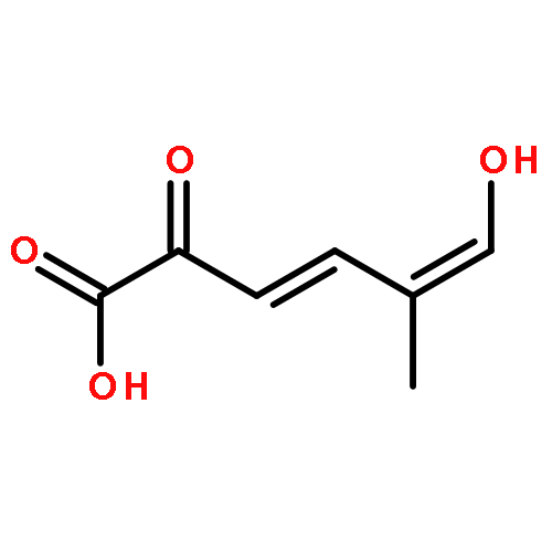 2,4-Hexadienoic acid,2-hydroxy-5-methyl-6-oxo-