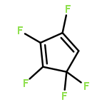 1,3-Cyclopentadiene, 1,2,3,5,5-pentafluoro-