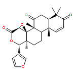 Oxireno[c]phenanthro[1,2-d]pyran-3,5,8(3aH,4bH,7H)-trione,1-(3-furanyl)-1,6,6a,10a,10b,11,12,12a-octahydro-4b,7,7,10a,12a-pentamethyl-,(1S,3aS,4aR,4bR,6aR,10aS,10bR,12aS)-