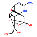 6,10-Epoxy-4,8,11a-metheno-11aH-oxocino[4,3-f][1,3,5]oxadiazepine-6,9,11-triol,2-amino-1,4,5a,6,8,9,10,11-octahydro-9-(hydroxymethyl)-,(4S,5aS,6S,8R,9S,10S,11S,11aR,12R)-