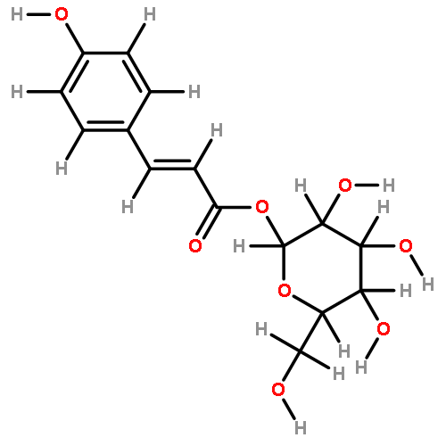 1'-O-(E-4-coumaroyl)-beta-glucopyranose