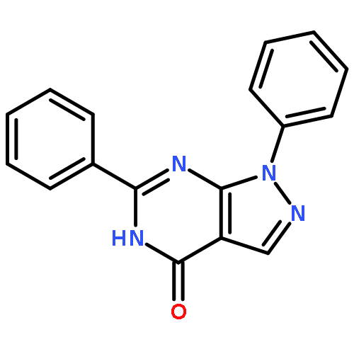 4H-Pyrazolo[3,4-d]pyrimidin-4-one, 1,5-dihydro-1,6-diphenyl-