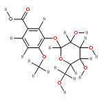 3-(beta-D-glucopyranosyloxy)-4-methoxybenzoic acid