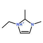 1H-Imidazolium, 1-ethyl-2,3-dimethyl-