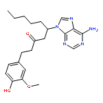 5-(6-amino-9H-purin-9-yl)-1-(4-hydroxy-3-methoxyphenyl)decan-3-one