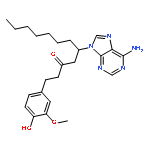 5-(6-amino-9H-purin-9-yl)-1-(4-hydroxy-3-methoxyphenyl)dodecan-3-one