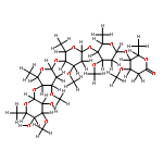 beta-D-digitalopyranosyl-(1->4)-beta-D-cymaropyranosyl-(1->4)-beta-D-cymaropyranosyl-(1->4)-beta-D-cymaropyranosyl-(1->4)-D-oleandronic acid delta-lactone