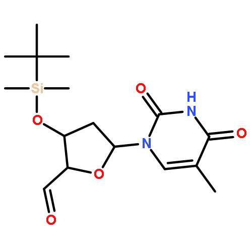 Thymidine, 5'-deoxy-3'-O-[(1,1-dimethylethyl)dimethylsilyl]-5'-oxo-