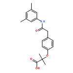 2-(4-(2-((3,5-Dimethylphenyl)amino)-2-oxoethyl)phenoxy)-2-methylpropanoic acid