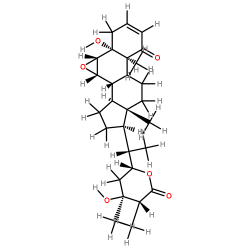 (20S,22R,24S,25R)-5alpha,24alpha-dihydroxy-6alpha,7alpha-epoxy-1-oxowitha-2-en-26,22-olide