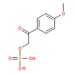 Ethanone, 1-(4-methoxyphenyl)-2-(phosphonooxy)-