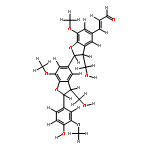 (2beta,2'alpha,3beta,3'alpha)-2,2',3,3'-tetrahydro-2'-(4-hydroxy-3-methoxyphenyl)-3,3'-bis(hydroxymethyl)-7,7'-dimethoxy-5-[(1E)-3-oxoprop-1-en-1-yl] [2,5'-bibenzofuran]