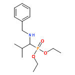 Phosphonic acid, [2-methyl-1-[(phenylmethyl)amino]propyl]-, diethylester