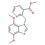 Methyl 2-[(4,7-dimethoxy-1H-benzimidazol-1-yl)methyl]nicotinate