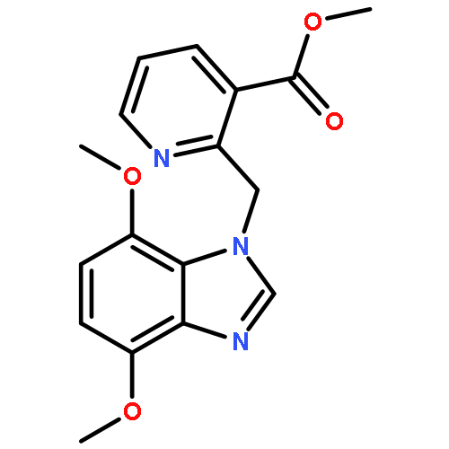 Methyl 2-[(4,7-dimethoxy-1H-benzimidazol-1-yl)methyl]nicotinate