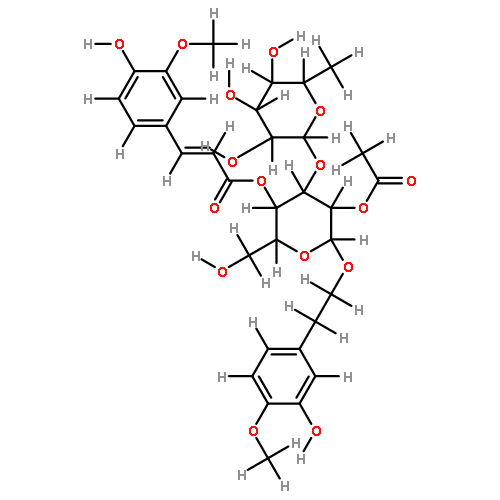 3-hydroxy-4-methoxy-beta-phenylethoxy-O-[alpha-L-rhamnopyranosyl-(1-gt;3)]-2-O-acetyl-4-O-feruloyl-beta-D-glucopyranoside