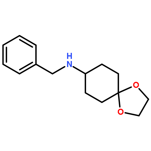 1,4-Dioxaspiro[4.5]decan-8-amine,N-(phenylmethyl)-