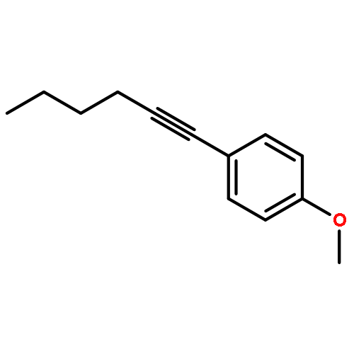 Benzene, 1-(1-hexynyl)-4-methoxy-