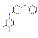 4-Piperidinamine, N-(3,4-difluorophenyl)-1-(phenylmethyl)-