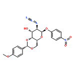 p-nitrophenyl 2-azido-2-deoxy-4,6-O-p-methoxybenzylidene-α-D-galactopyranoside