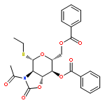 ethyl 2-acetamido-4,6-di-O-benzoyl-2,3-N,O-carbonyl-2-deoxy-1-thio-β-D-glucopyranoside