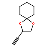 1,4-Dioxaspiro[4.5]decane, 2-ethynyl-, (R)-