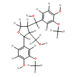 (7S,8R,7'S,8'S)-4,4',9,7'-tetrahydroxy-3,3'-dimethoxy-7,9'-epoxylignan