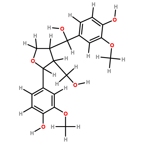 (7S,8R,7'S,8'S)-4,4',9,7'-tetrahydroxy-3,3'-dimethoxy-7,9'-epoxylignan