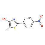 4-Thiazolol, 5-methyl-2-(4-nitrophenyl)-