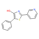 4-Thiazolol, 5-phenyl-2-(3-pyridinyl)-