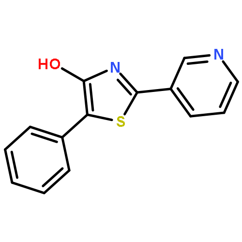 4-Thiazolol, 5-phenyl-2-(3-pyridinyl)-