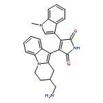 1H-Pyrrole-2,5-dione,3-[8-(aminomethyl)-6,7,8,9-tetrahydropyrido[1,2-a]indol-10-yl]-4-(1-methyl-1H-indol-3-yl)-