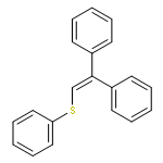 Benzene, 1,1'-[(phenylthio)ethenylidene]bis-