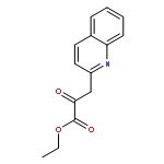 Ethyl 2-oxo-3-(quinolin-2-yl)propanoate