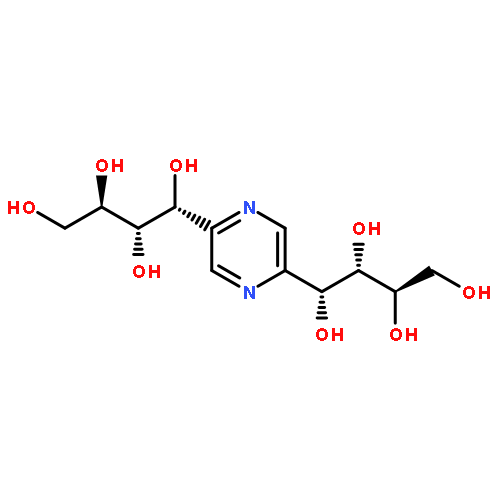 1,2,3,4-Butanetetrol,1,1'-(2,5-pyrazinediyl)bis-, (1R,1'R,2S,2'S,3R,3'R)-