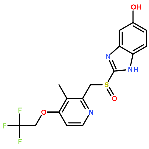 1H-Benzimidazol-6-ol,2-[[[3-methyl-4-(2,2,2-trifluoroethoxy)-2-pyridinyl]methyl]sulfinyl]-