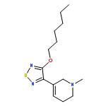 3-(Hexyloxy)-4-(1-methyl-1,2,5,6-tetrahydropyridin-3-yl)-1,2,5-thiadiazole