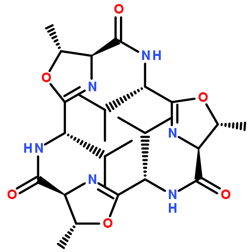 6,13,20-Trioxa-3,10,17,22,23,24-hexaazatetracyclo[17.2.1.15,8.112,15]tetracosa-5(24),12(23),19(22)-triene-2,9,16-trione,7,14,21-trimethyl-4,11,18-tris(1-methylethyl)-, (1S,4S,7R,8S,11S,14R,15S,18S,21R)-