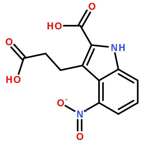 1H-Indole-3-propanoic acid, 2-carboxy-4-nitro-